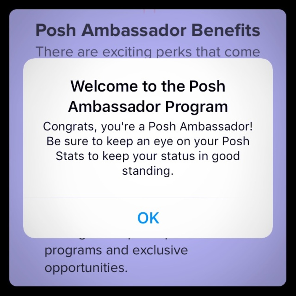 I’M A POSHMARK AMBASSADOR!!